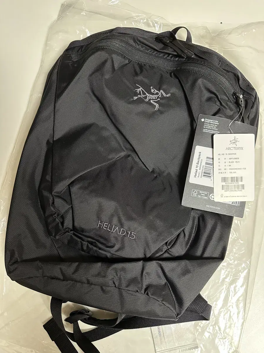 国内正規品【新品未使用】アークテリクス ヒリアド15 Black アークテリクス]ヒリアド 15 バックパック / ARC'TERYX
